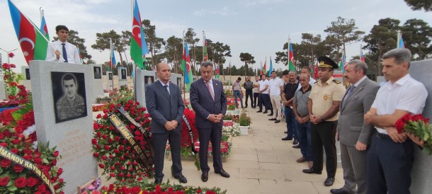 Nərimanovda şəhid Kamran Hüseynovun doğum günü qeyd olundu - FOTOLAR